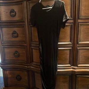 Express Elegant Black Maxi Dress
